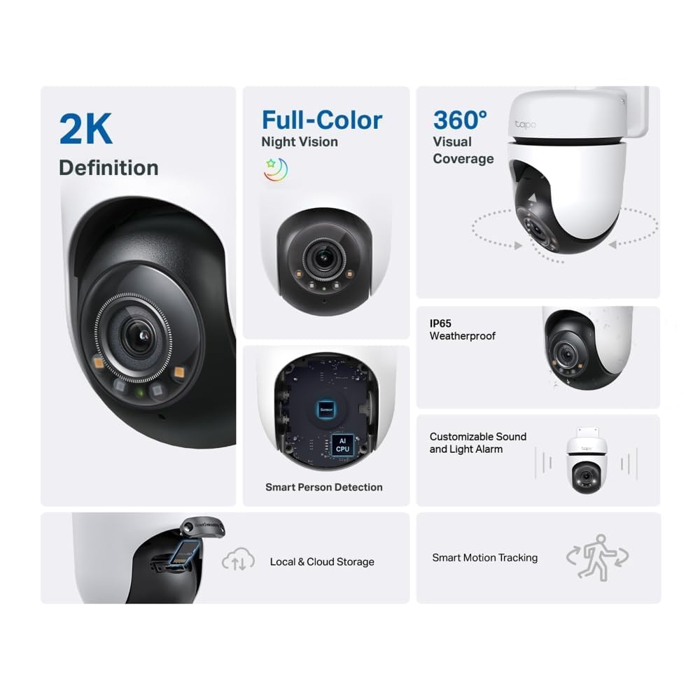 Tapo C310 2K 3MP Outdoor Security Camera CCTV Camera