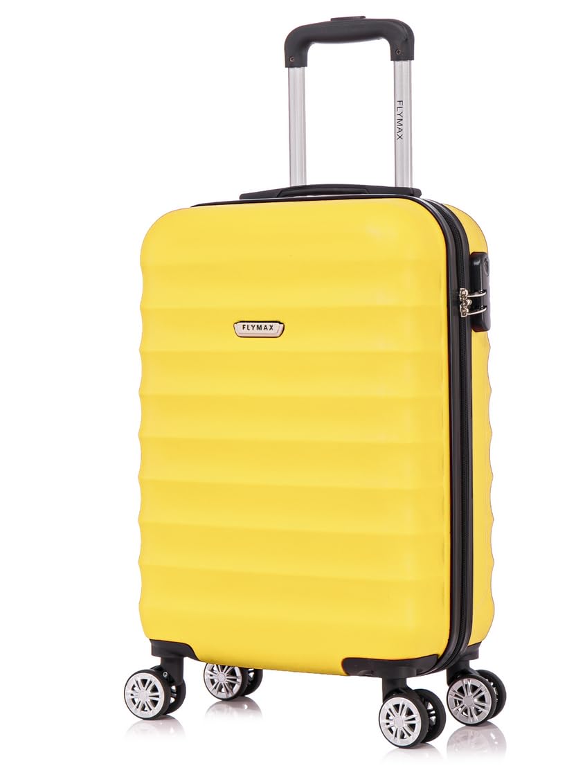 FLYMAX 55x40x20 Ryanair Cabin Bag Hand Luggage Lightweight Suitcase Approved Carry on Luggage Case 2.5KG 40L Royal