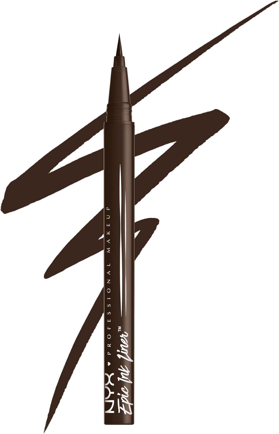 NYX Professional Makeup Eye Liner, Epic Ink Waterproof Liner, Black