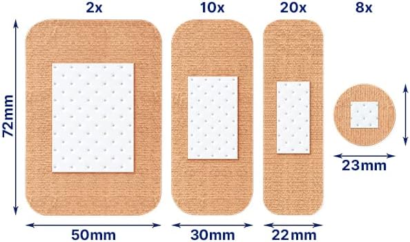 Elastoplast Extra Flexible Fabric Plaster Strips, 40 Count