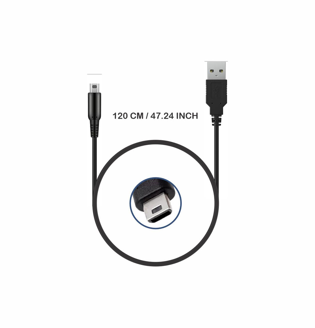 1.2M USB Charger Cable for Nintendo DS and DS Lite,Charging Cable for Nintendo DS Lite DSL NDSL