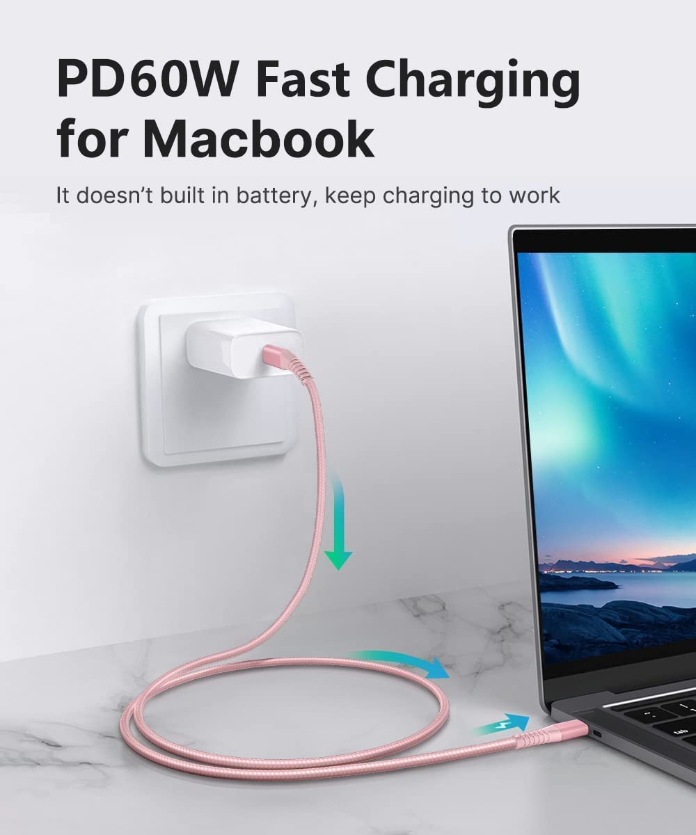 Aioneus iPhone Charger Cable 2M, iPhone Charging Cable MFi Certified Lightning Cable Fast Charging iphone Cable Lead Nylon Lightning to USB Cable for iPhone 14 13 12 11 Pro Max XS XR X 8 7 6 Plus 5 SE