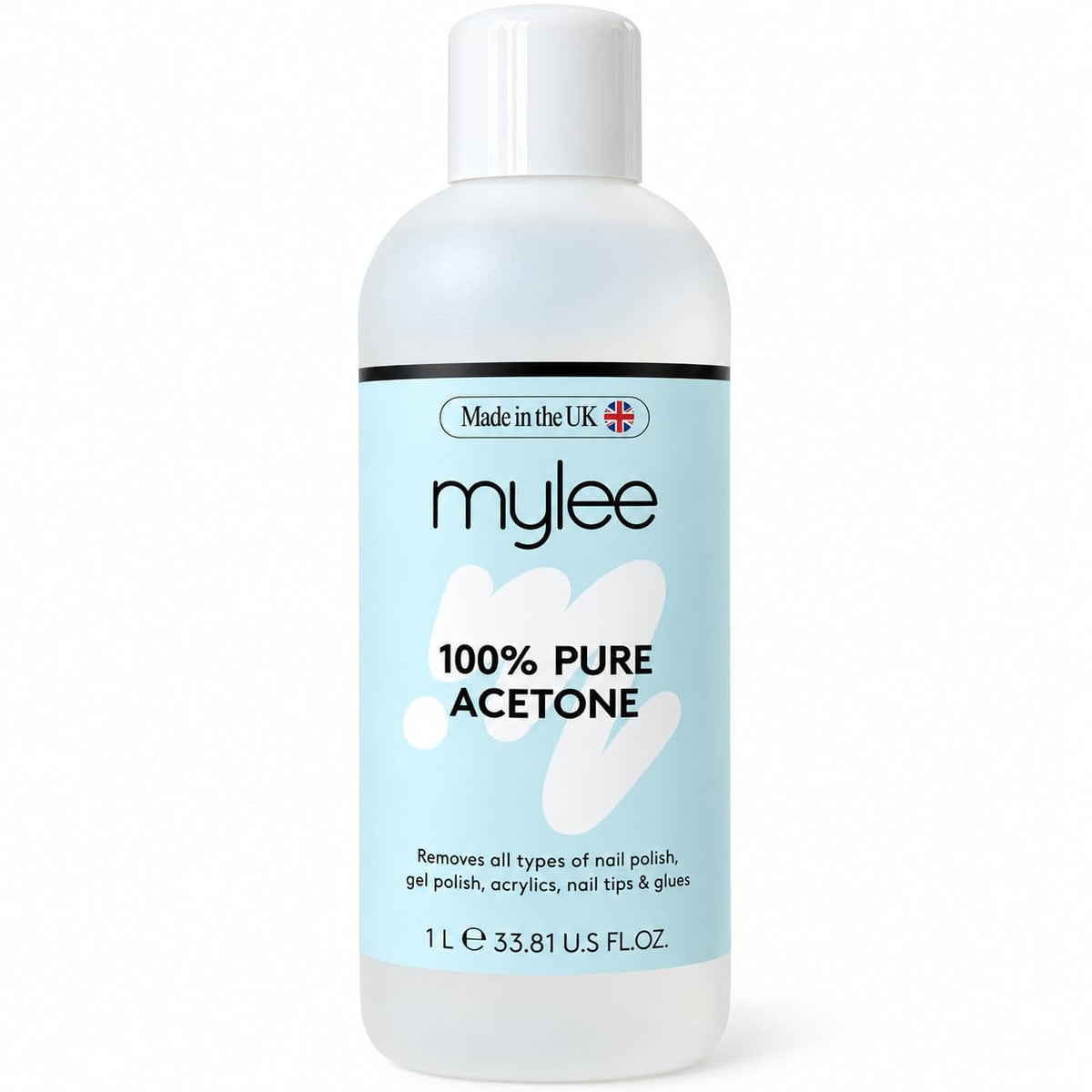 Mylee 100% Pure Acetone (300ml) - Gel Nail Polish Remover