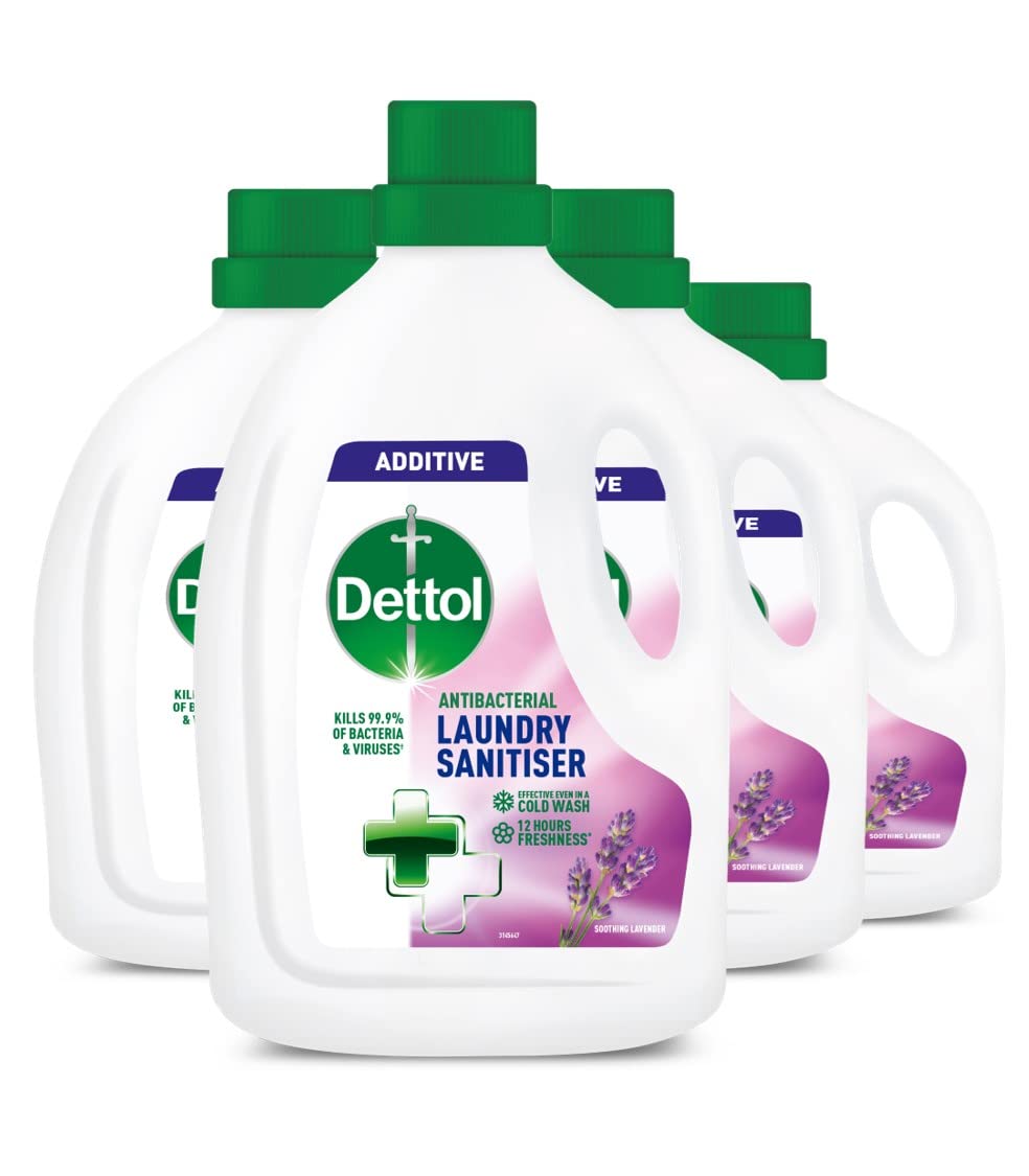 Dettol Antibacterial Laundry Sanitiser Fresh Cotton 6L | 4 x 1.5L