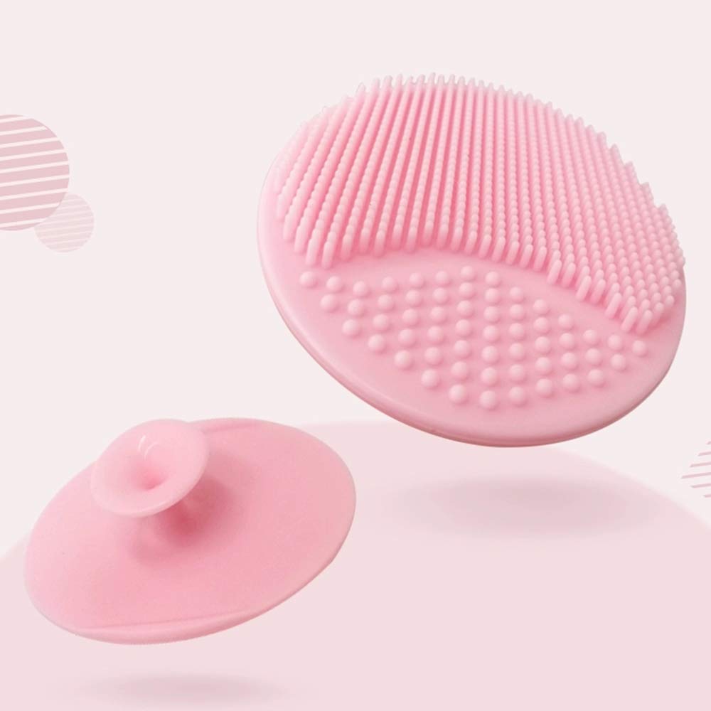 Baby Bath Brush, Baby Cradle Cap Brush, Silicone Massage Brush, Silicone Scrubbers Exfoliator Brush, Baby Skin Scrubbers Essential for Dry Skin, Cradle Cap and Eczema 2 Pack (Blue & Green)