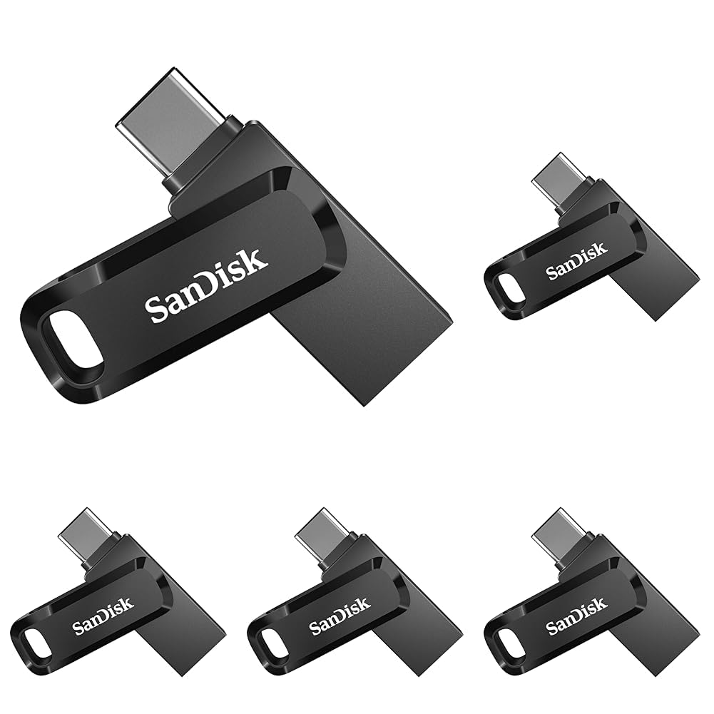 SANDISK Ultra Dual Drive Go 128GB, USB-C & USB-A, Up to 400MB/s Read Speeds