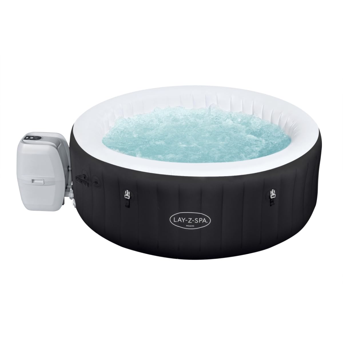 Lay-Z-Spa Boracay Smart Signature AirJet Inflatable Hot Tub with App-Control 2-4 person