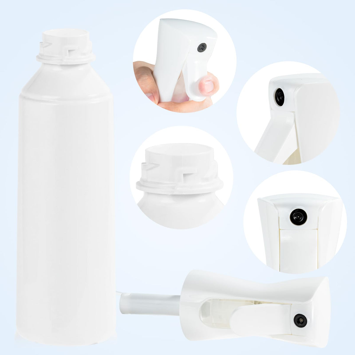 Spray Bottles Continuous Ultra Fine Mist Empty Water Bottles Hairdresser Spray Bottles Salon Hairdresser Hair Tool Water Sprayer (200ML, Mint Green)