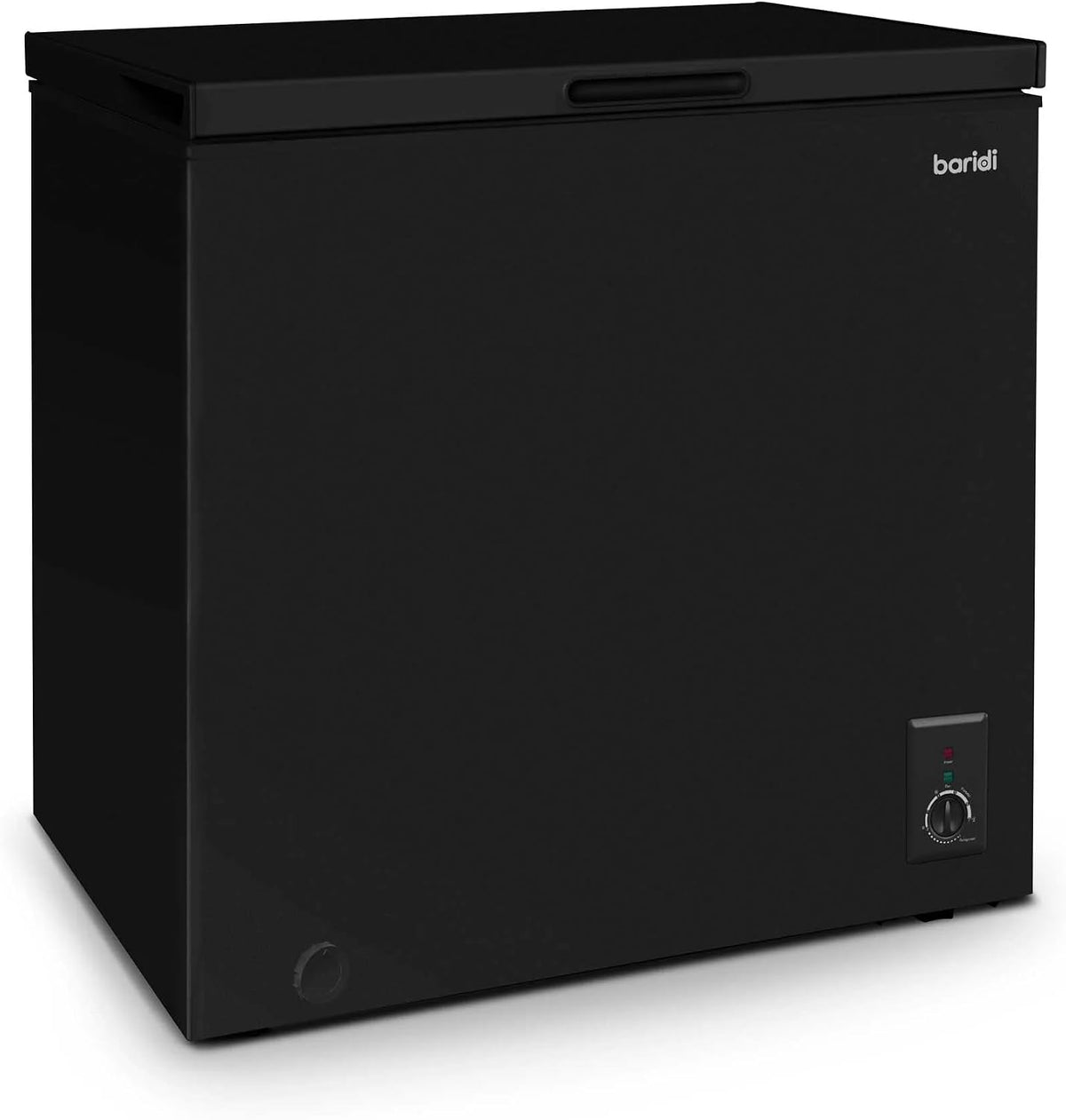 Baridi 299L Freestanding Chest Freezer with Adjustable Thermostat, Black - DH261