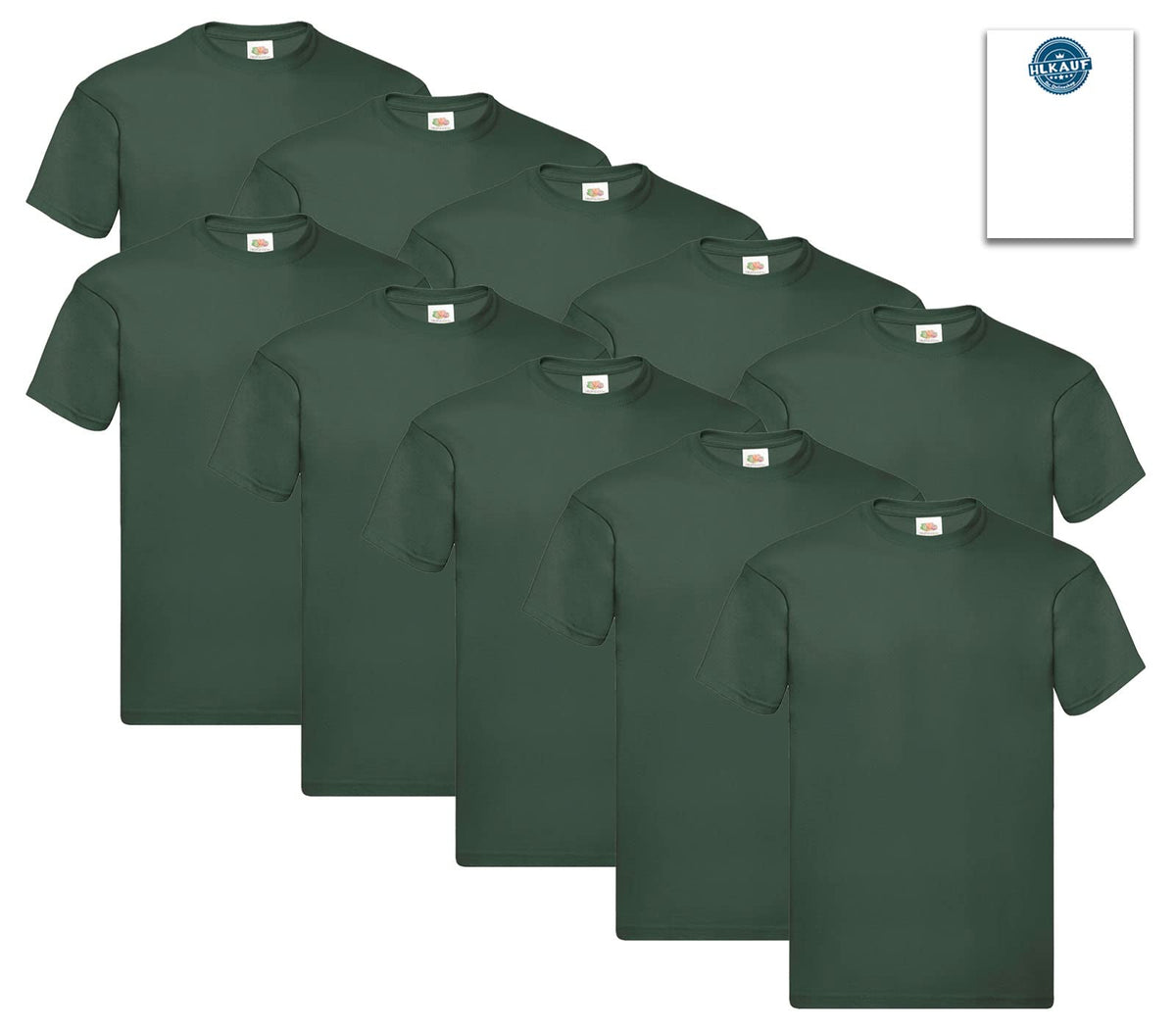 Fruit of the Loom Men's T-Shirt Iconic Tee, Lightweight Ringspun Tee, 5 Pack