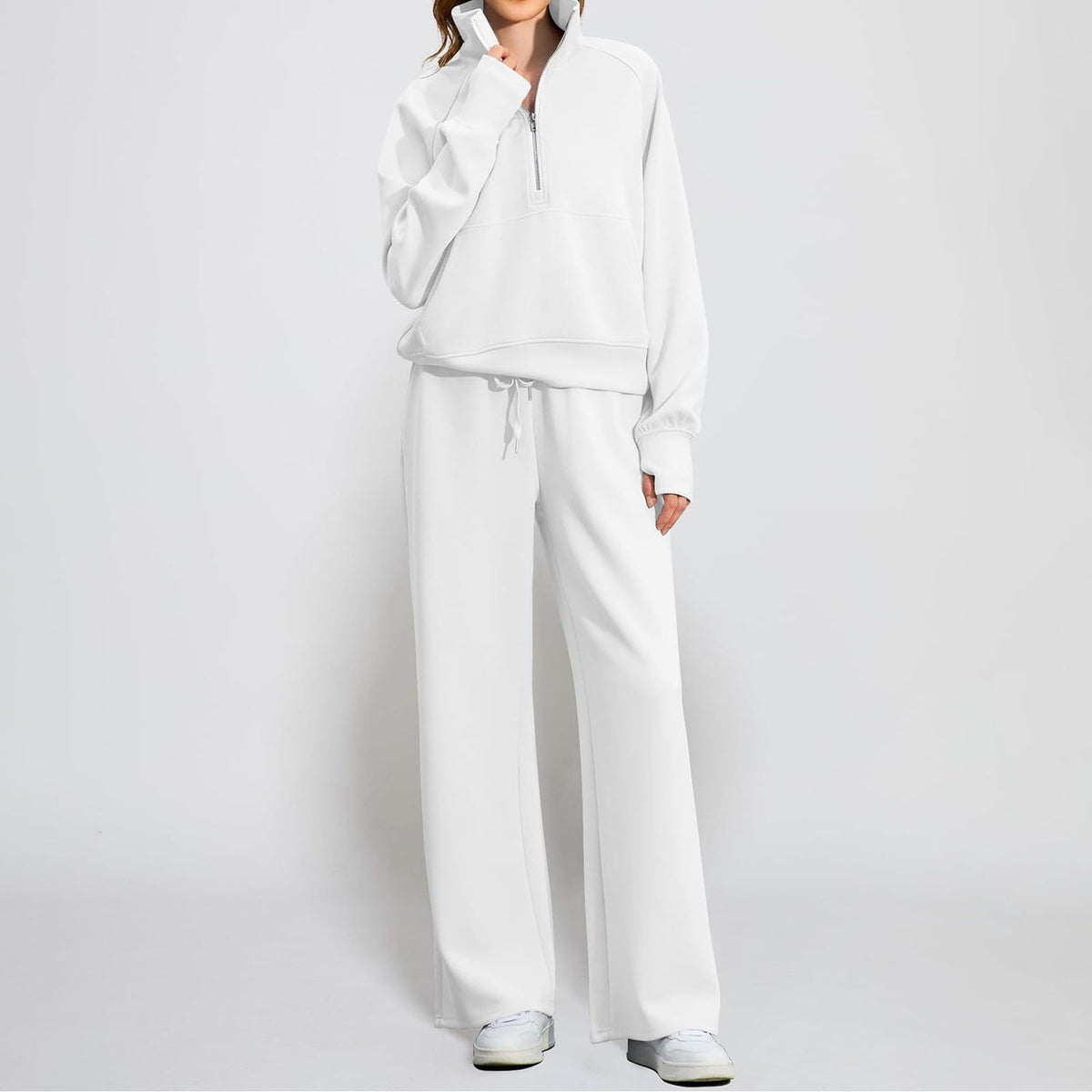 Lounge Wear Sets For Women Uk Women'S Fashion Tracksuit Full Set Comfort Long Sleeve Activewear Fall Outfits Gym Set 2 Piece Ladies Sweatshirts Sweatpants Zip Coat Tops Trousers Sets Clothing