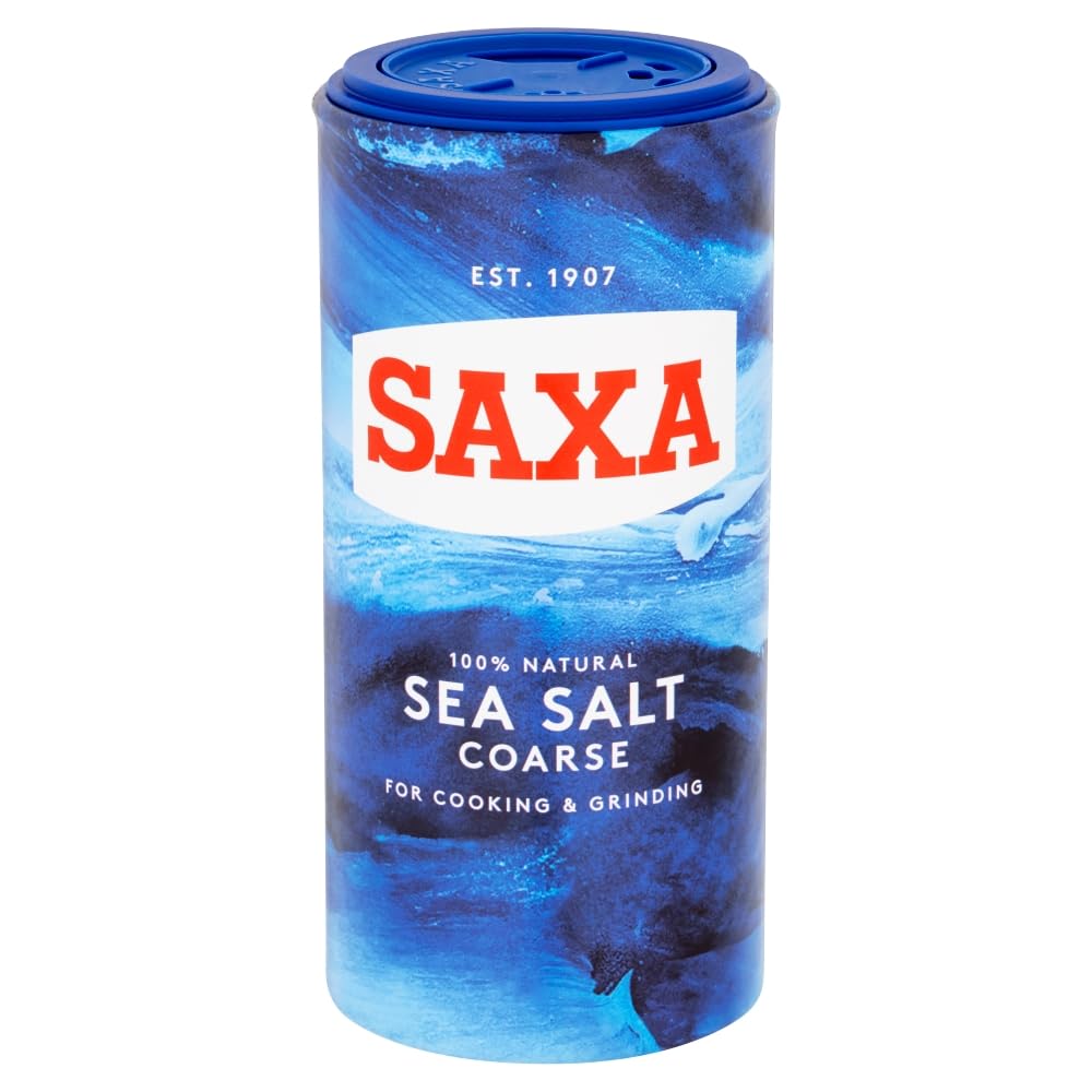 Saxa Fine Table Salt for Table & Cooking, 750 g Drum (1-Pack)