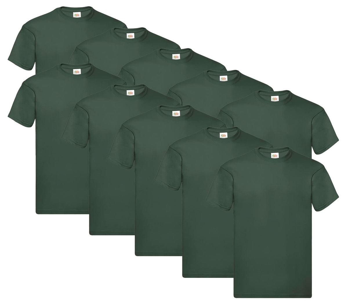 Fruit of the Loom Men's T-Shirt Iconic Tee, Lightweight Ringspun Tee, 5 Pack