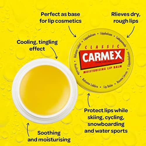 Carmex CLASSIC Moisturising Lip Balm For Dry And Chapped Lips 7.5g