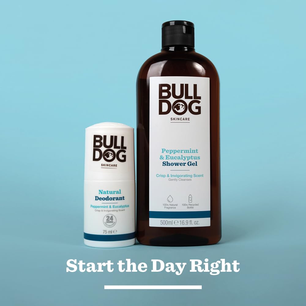 BULLDOG SKINCARE Lemon & Bergamot Shower Gel for Men, 500ml
