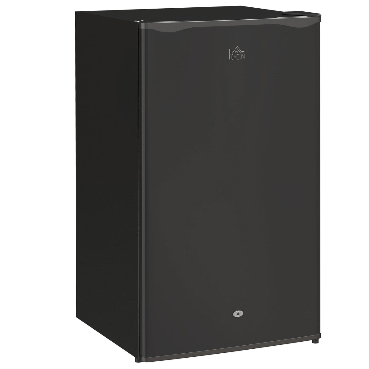 HOMCOM Under Counter Fridge 91L Small Fridge with Chiller Box Silver Tone