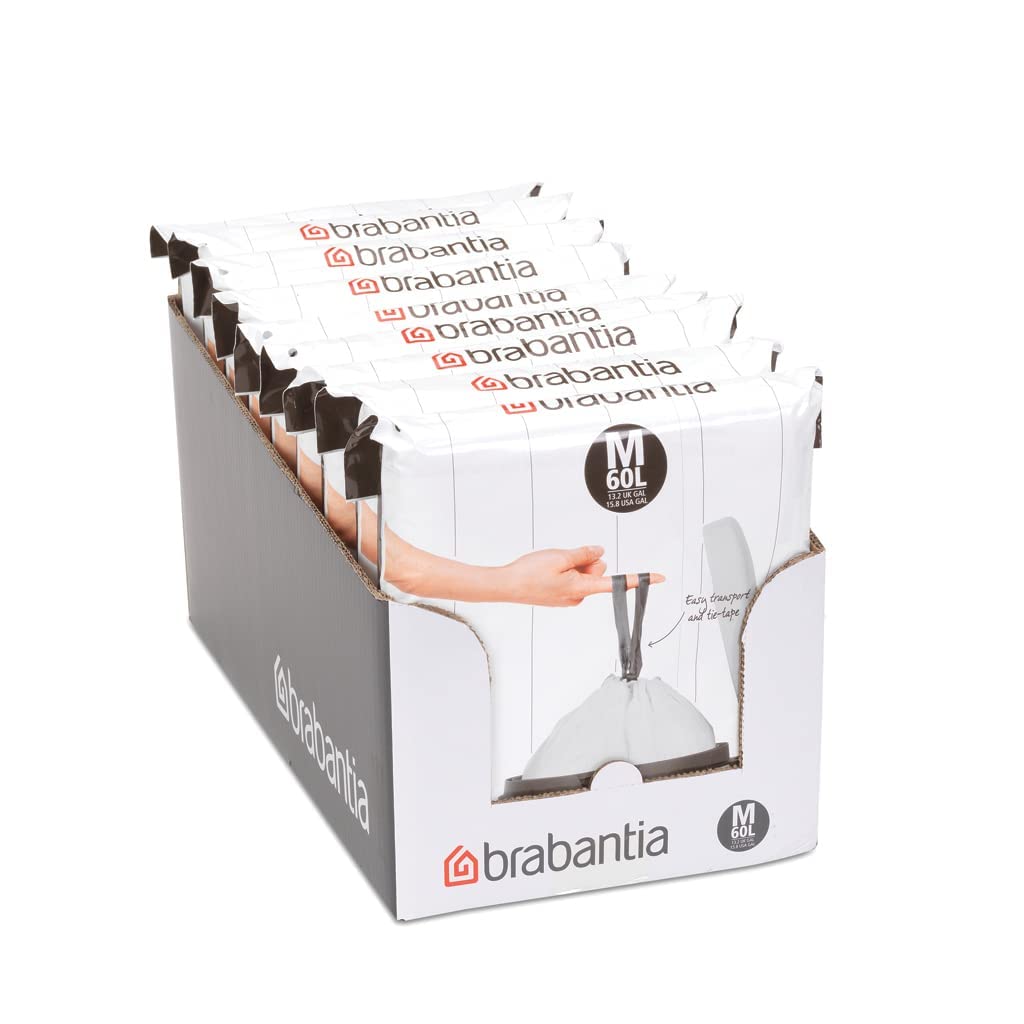Brabantia Heavy Duty Perfect Fit Bin Liners (5 Packs of 20) 10-12 Litre