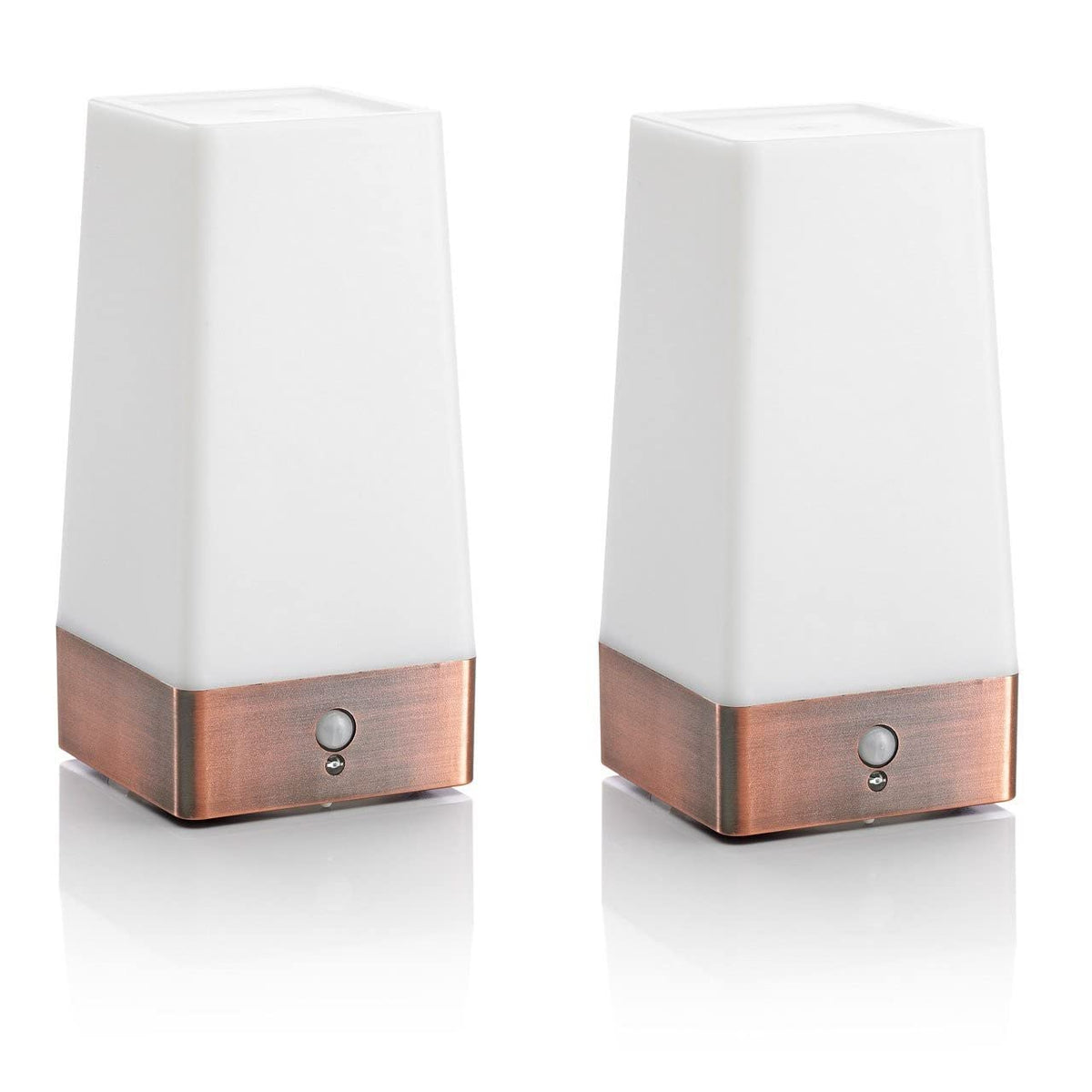Auraglow Rechargeable Motion Sensor Table Lamp Round, LED Night Glow