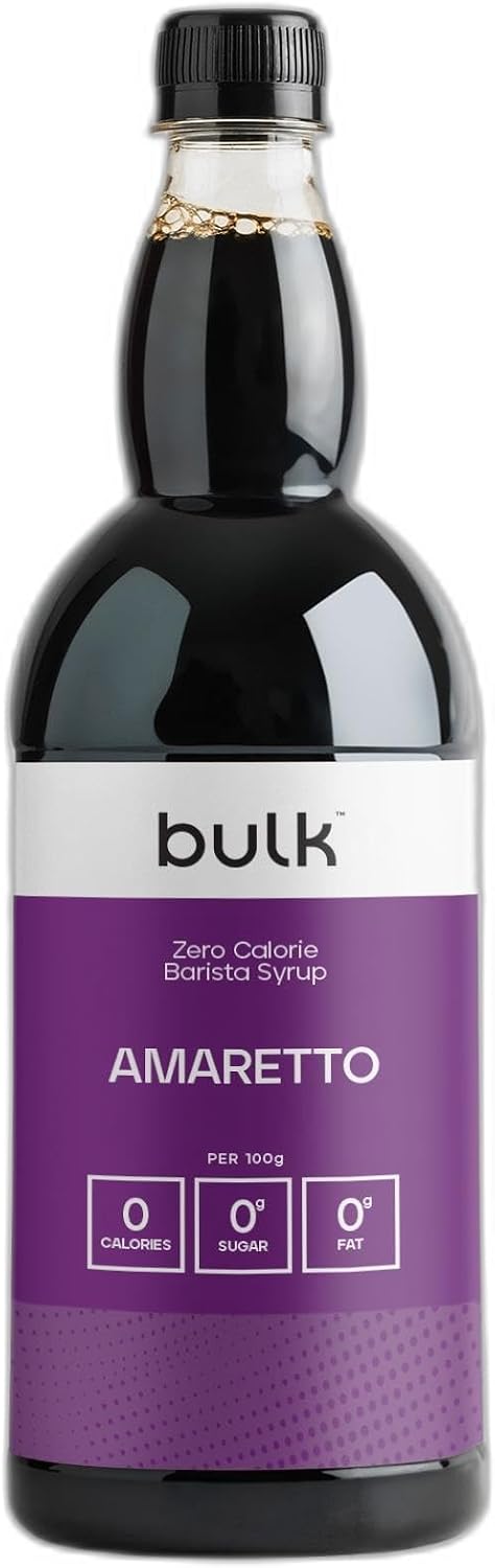 Bulk Zero Calorie Barista Syrup, Amaretto, Coffee, 1 Litre