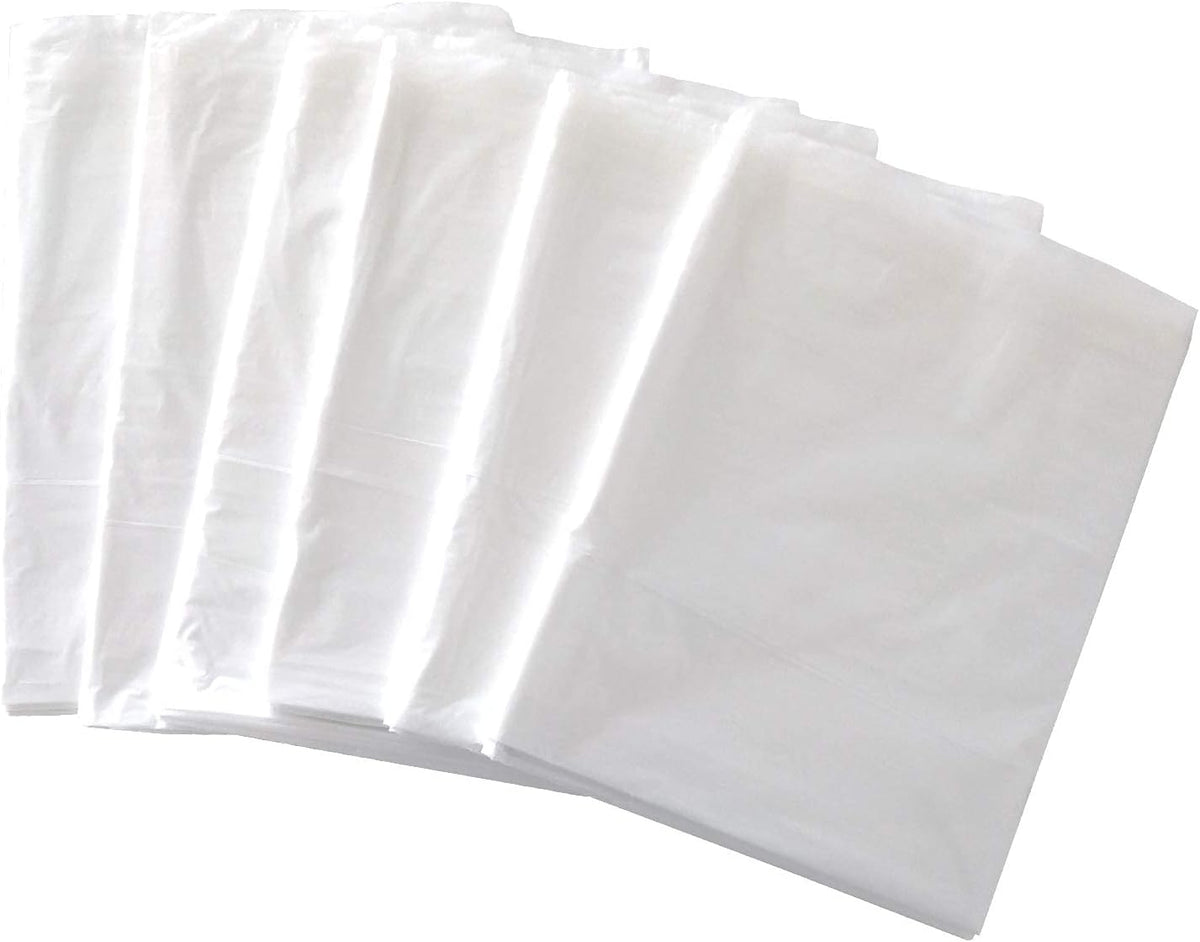 ARVO 6 Pack Extra Large Plastic Dust Sheets for Decorating - 3.6m x 2.75m (12ft x 9ft), Waterproof Polythene for Painting, Furniture, Floor Protection, Packaging May Vary
