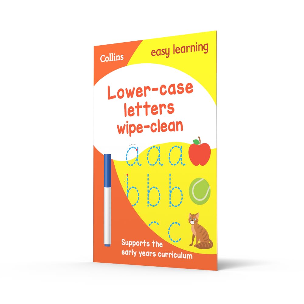 Lower Case Letters Age 3-5 Wipe Clean Activity Book: The ideal home learning resource packed with letter writing practice and early childhood education activities (Collins Easy Learning Preschool)