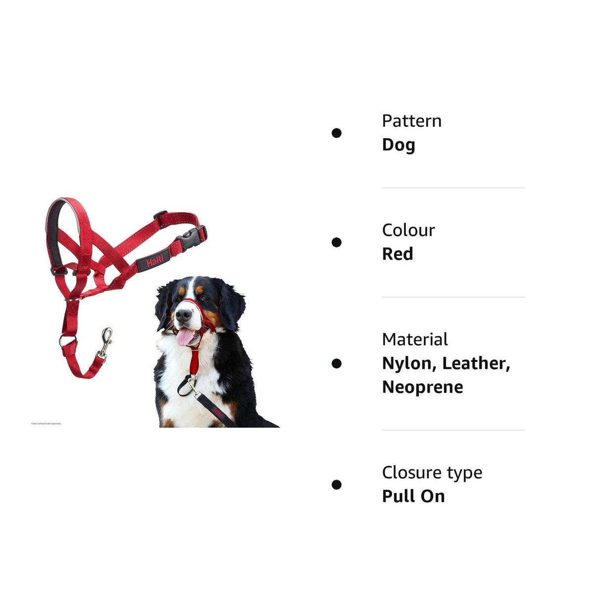 Halti Headcollar for Dogs | Size 3, Black