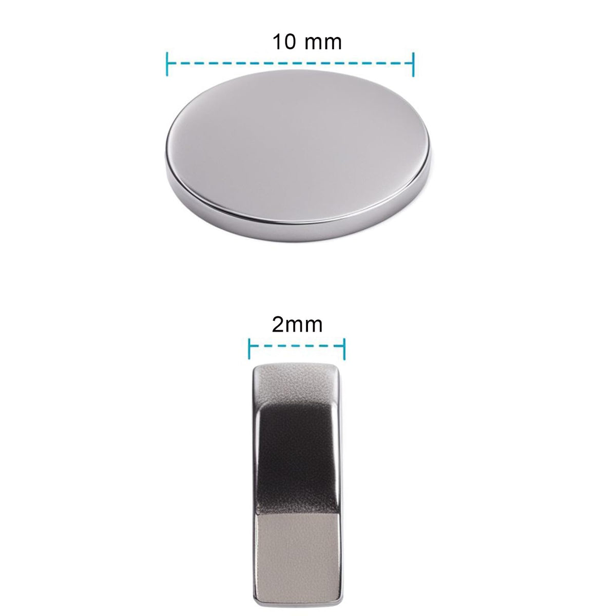 Yizhet 50 PCS 8 * 1mm Magnets, Small Mini yet Strong, Neodymium for Craft