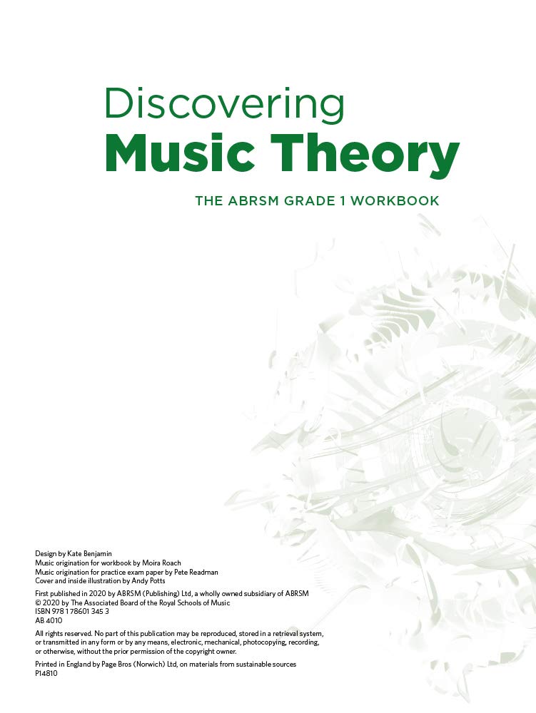 Discovering Music Theory, The ABRSM Grade 1 Workbook (Theory workbooks (ABRSM))