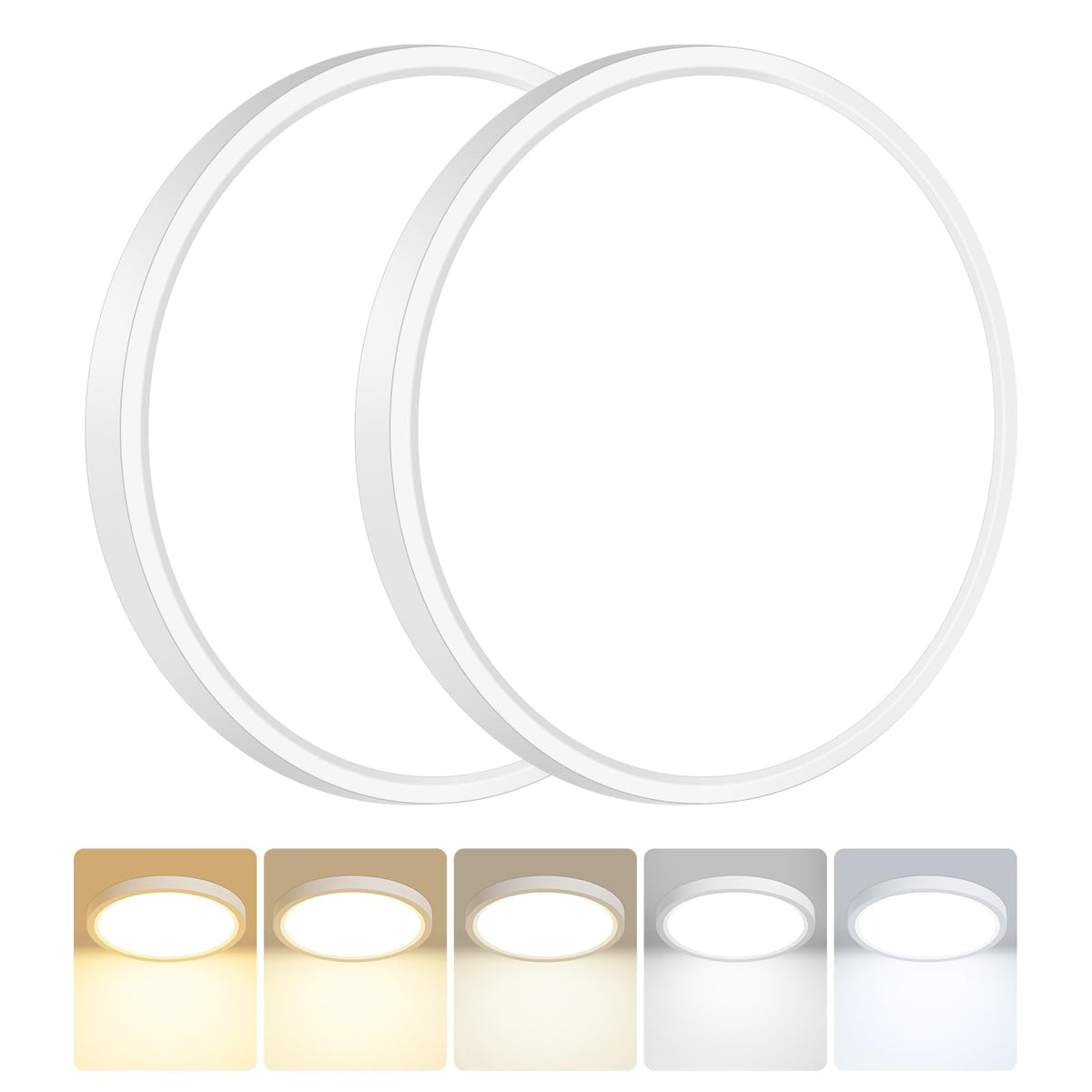 Peasur Bathroom Light, 3000K/3500K/4000K/5000K/6500K 5 Color Temperature