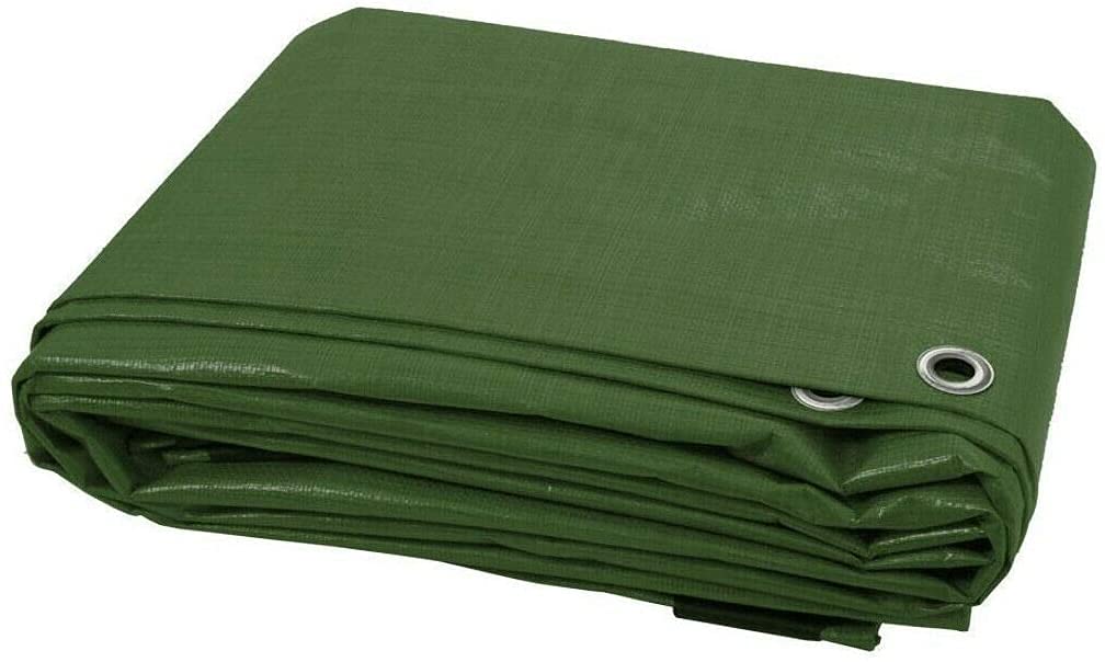 1.5 x 2 m Black 235 GSM Tarpaulin Waterproof Heavy Duty Tarp Sheet Cover, Groundsheet - Waterproof, Weatherproof, Frost-Resistant, UV Protection, Universal, Multipurpose, Reinforced Eyelets