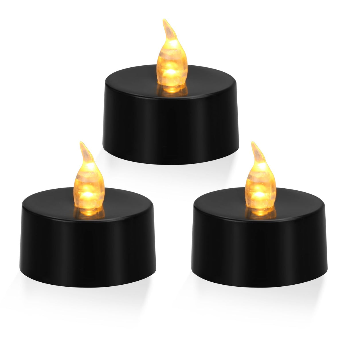 24 Pack LED Tea Lights, Warm White Light, for Decoration