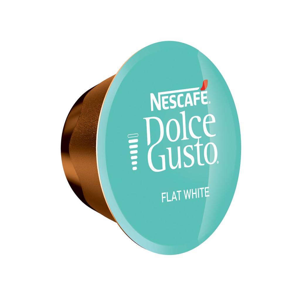 Nescafé Dolce Gusto Flat White Coffee Pods 16 Pods | Multipack of 3