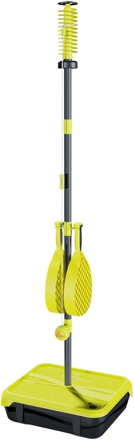 Swingballl PRO All Surface Tennis Ball Game Set, Swingball's Ultimate Outdoor Family Game for Ages 6+ to Adults, Real Tennis Ball and 2 Power Bats, Superior All Surface Base, Adjustable Height to 1.8M