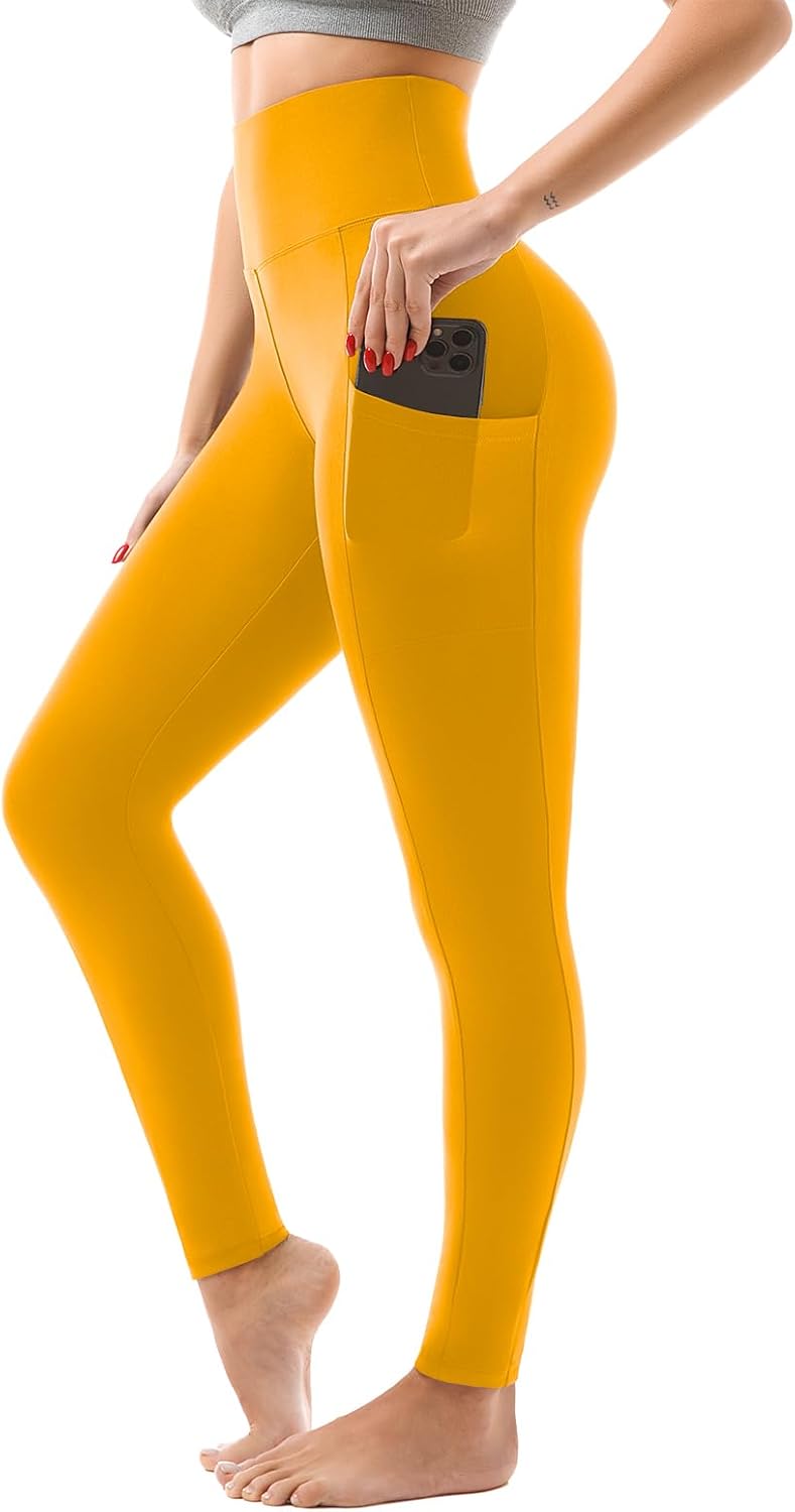 SINOPHANT Womens Leggings with Pockets High Waisted