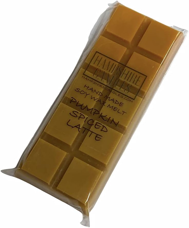Pumpkin Spiced Latte Wax Melts | Strong Scented | Soy Wax | Handmade Snap Bar (1 Bar)
