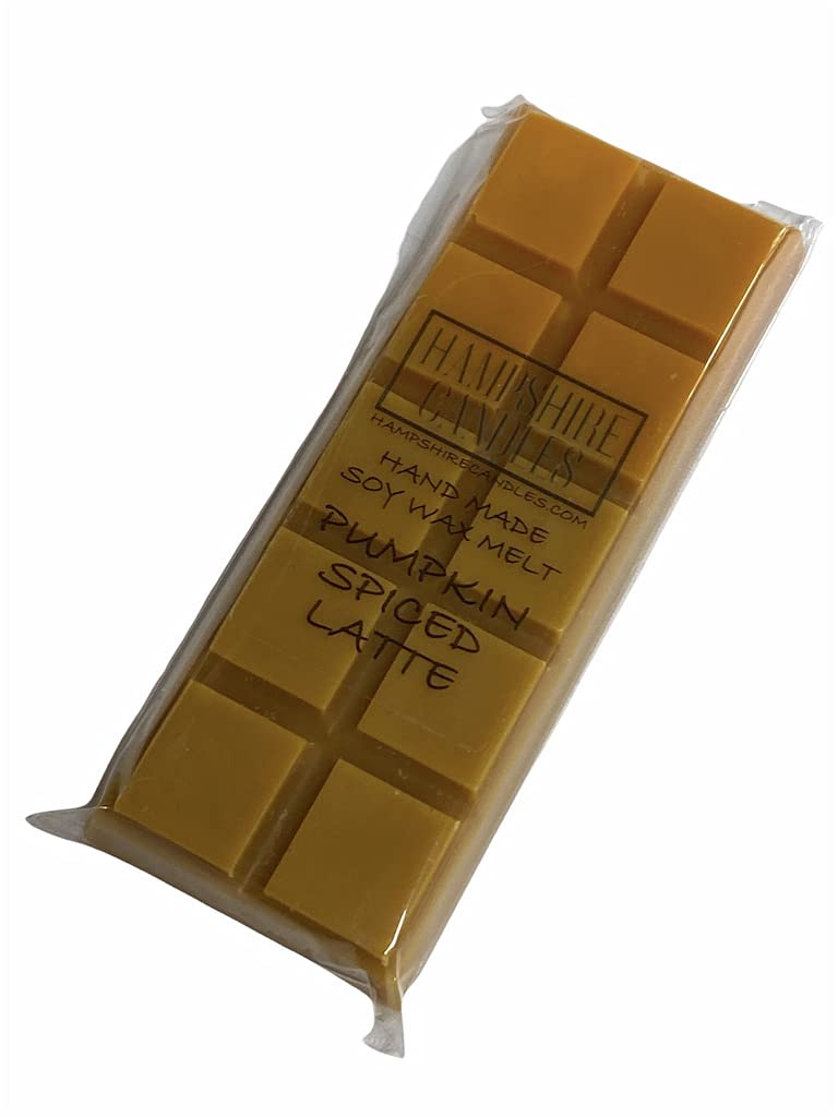 Pumpkin Spiced Latte Wax Melts | Strong Scented | Soy Wax | Handmade Snap Bar (1 Bar)