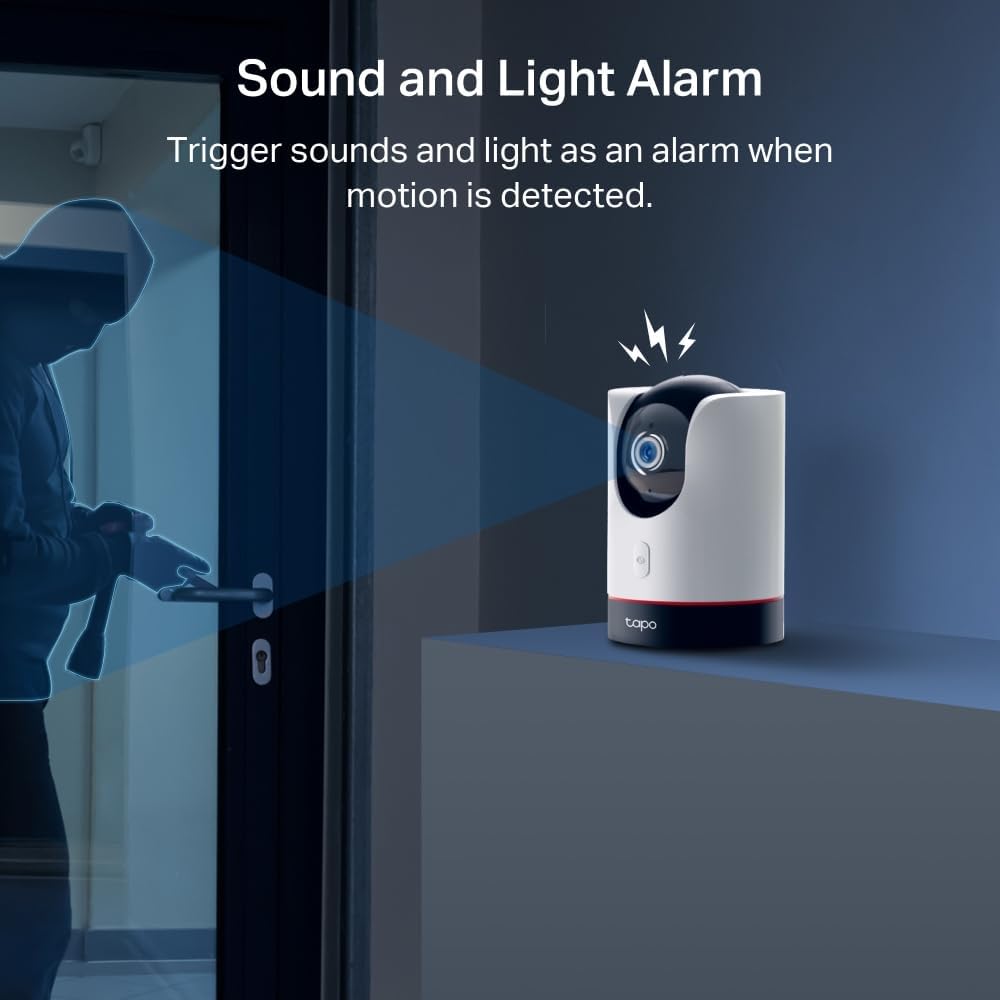 Tapo C210 2K 3MP Pan/Tilt Indoor Security Camera Pet Camera House Security