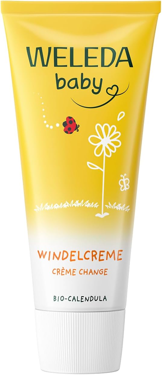 Weleda Baby Calendula Nappy Cream 75 ml with Zinc Oxide & Lanolin