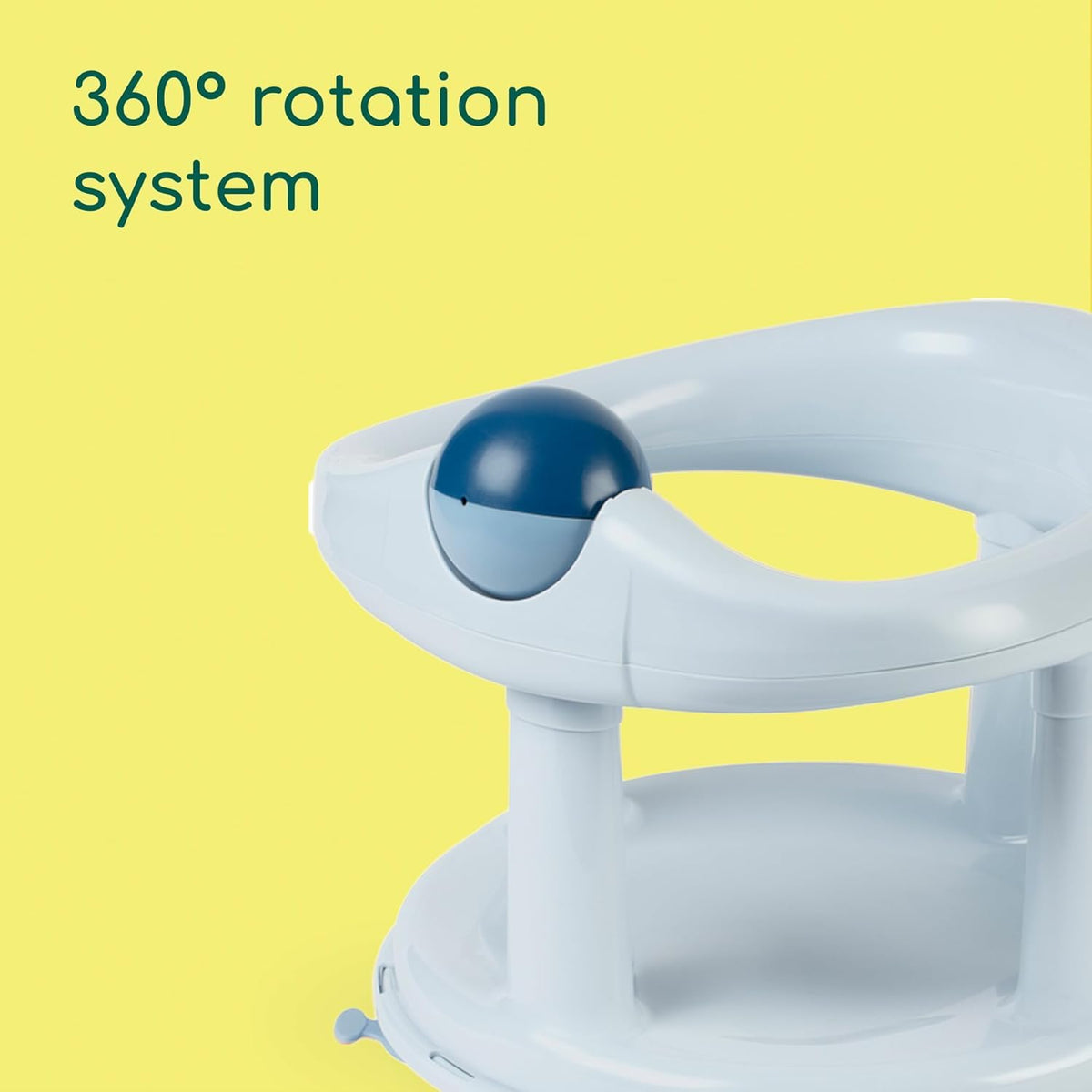 Bebeconfort Playful Swivel Baby Bath Seat, 0–10 kg, Blue