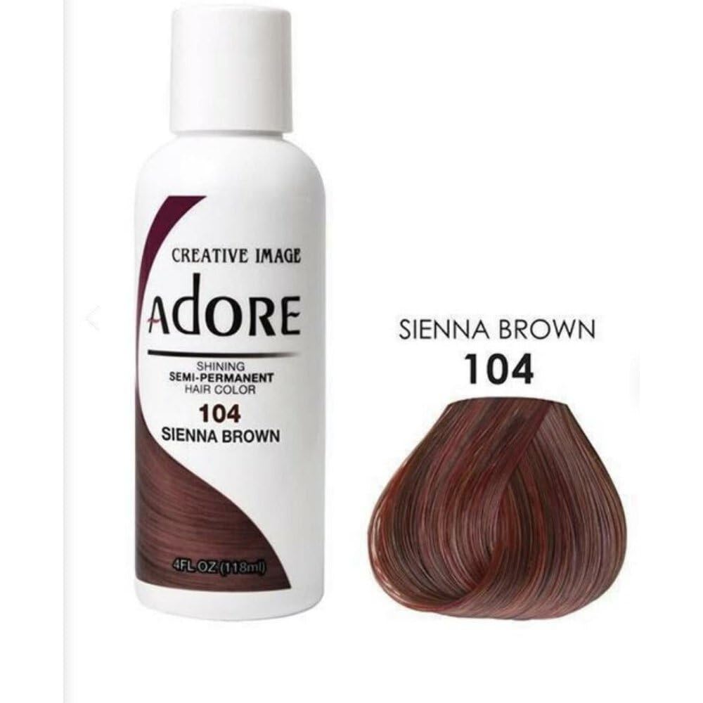 Adore Shining Semi Permanent Hair Colour 121 Jet Black – Vibrant Black Hair Dye, Vegan & Cruelty-Free, Ammonia, Peroxide & Alcohol Free