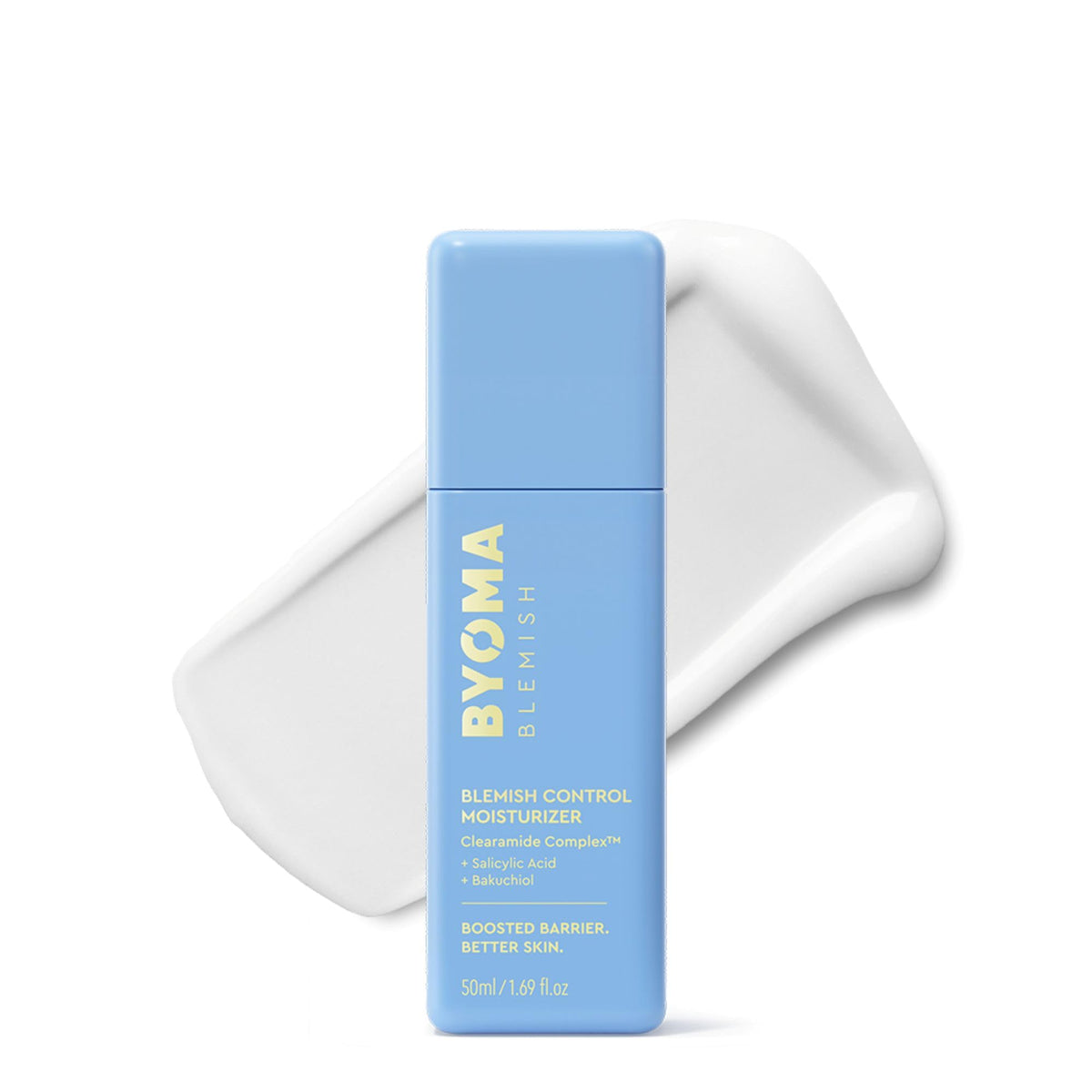 BYOMA Moisturising Gel Cream, Lightweight Oil Free Daily Moisturiser (50ml)