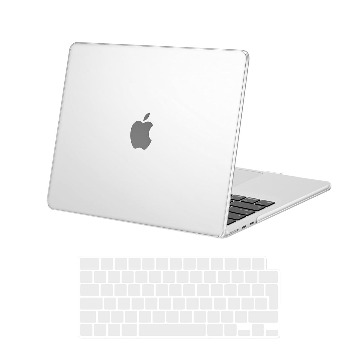 MOSISO Compatible with MacBook Air 13 inch Case M5-M2, Crystal Clear