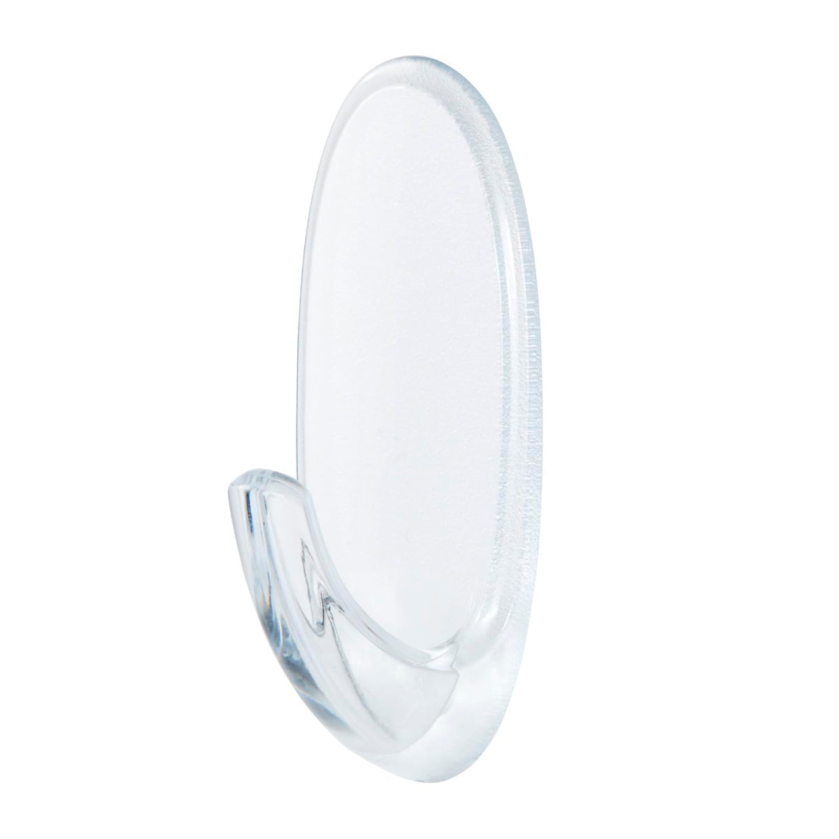 Command Small Hooks with Clear Strips, Pack of 2 Hooks + 4 Adhesive Strips, Transparent - Indoor Use - Suitable for Hanging Items up to 450 g - Damage Free Hanging