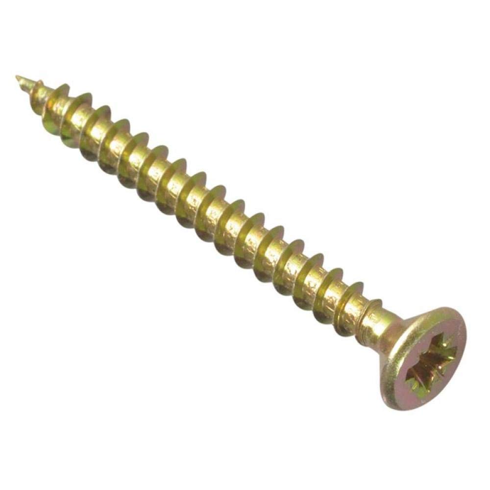 ForgeFix Multi-Purpose Single Thread Screws | 3.5 x 40mm | Zinc | Box 200