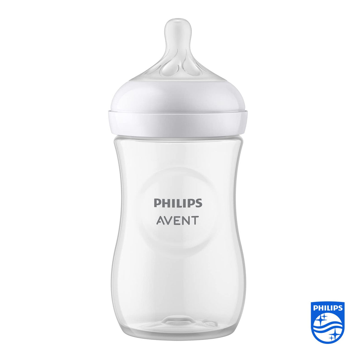 Philips Avent Natural Response Baby Bottle - 125ml Baby Milk Bottle for Newborns and Up, BPA Free, 0+ Months (Model SCY900/01)