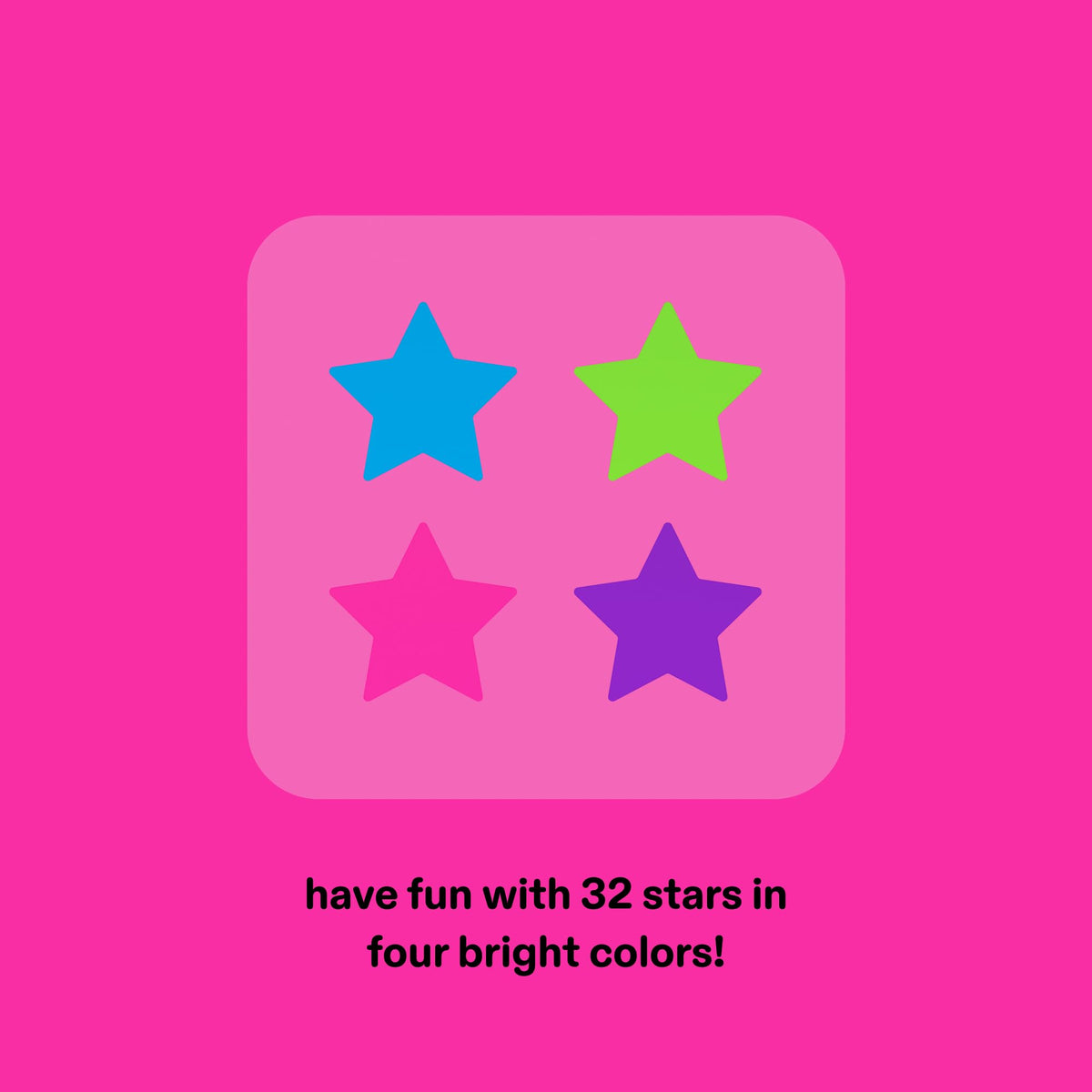 Starface Hydro-Star® Black Hydrocolloid Star-Shaped Pimple Patch, 96 ct