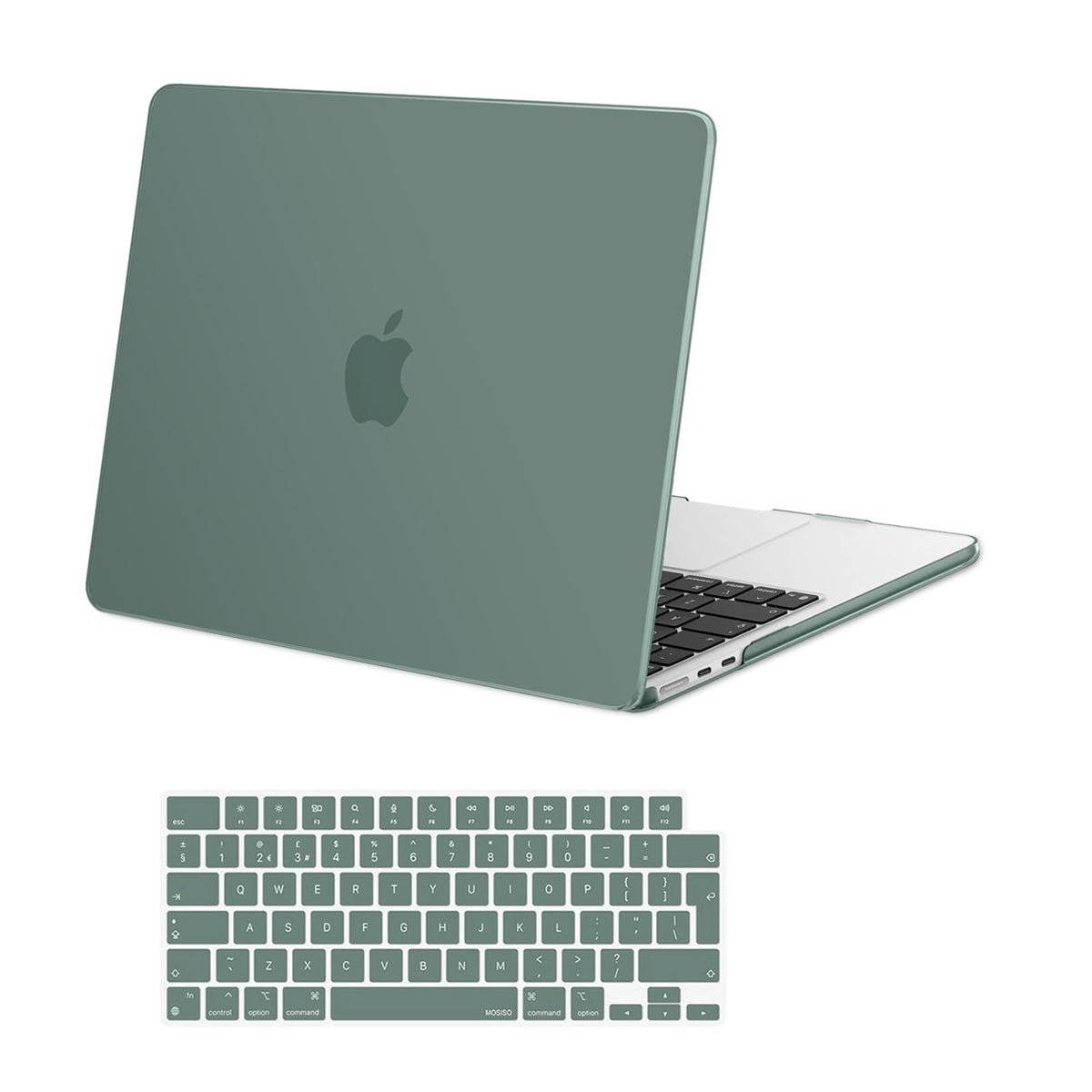 MOSISO Compatible with MacBook Air 13 inch Case M5-M2, Crystal Clear