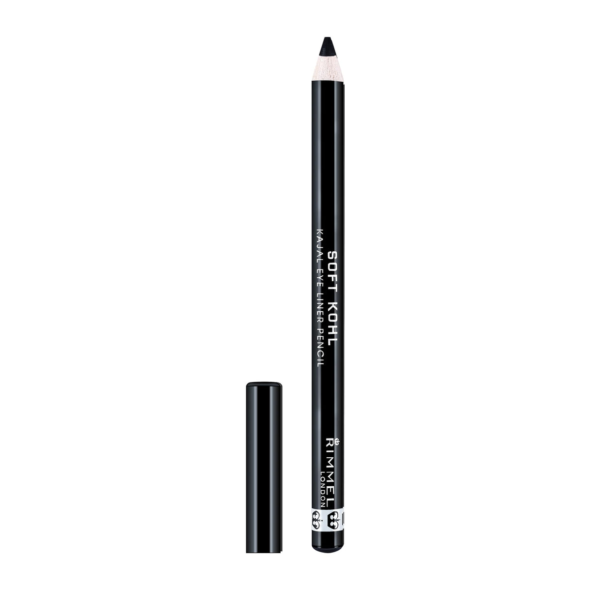 Rimmel Soft Kohl Kajal Professional Eyeliner Pencil Bundle, Intense Long-Lasting Colour, Up to 12 Hours Wear, Smudge Proof, Pack of 3, Jet Black