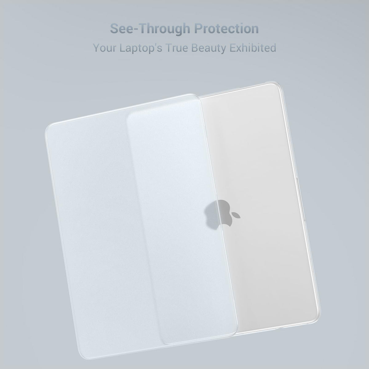 MOSISO Compatible with MacBook Air 13 inch Case M5-M2, Crystal Clear