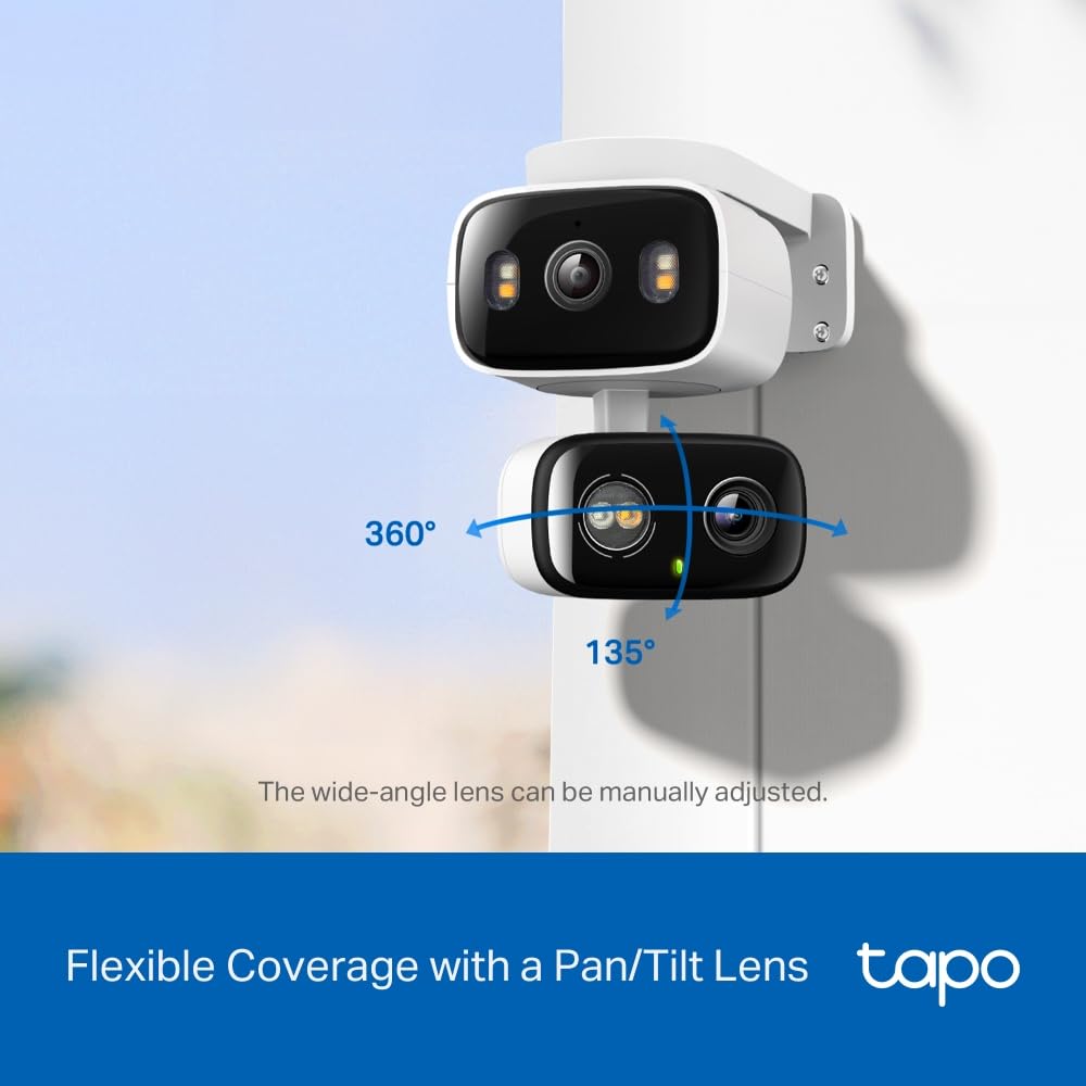Tapo C216 2K 3MP Pan/Tilt Indoor Outdoor Security Camera Spotlights Camera
